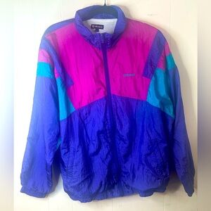 Vintage Dreimar, size L, 90’s Colorblock Windbreaker Jacket, retro